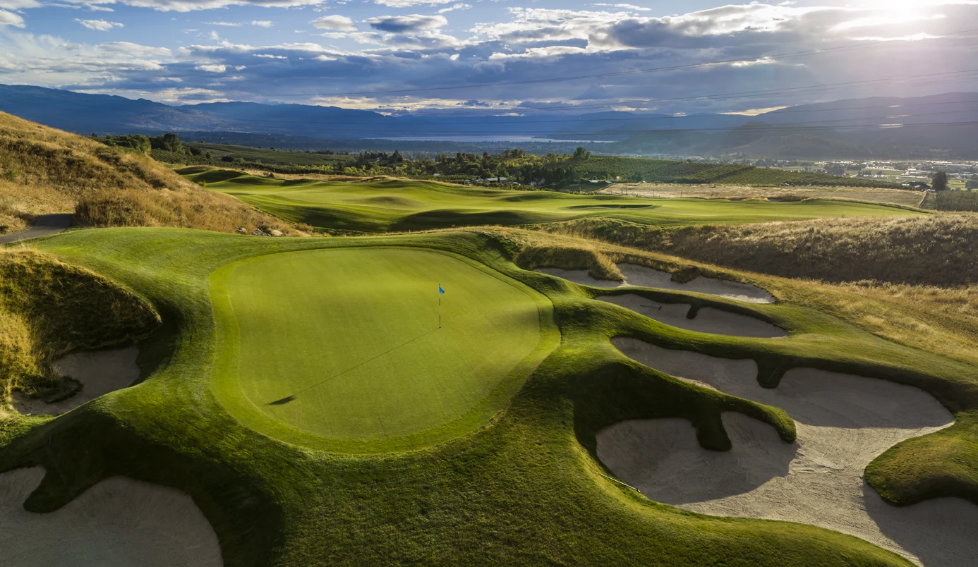 Tower Ranch golf course overlooking the Okanagan Valley
